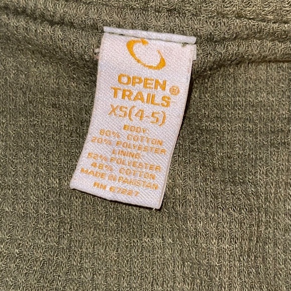 🔥 5 for $30 🔥 Open Trails Boys’ Camo Zip-Up Hoodie | XS (4-5) - Picture 2 of 2